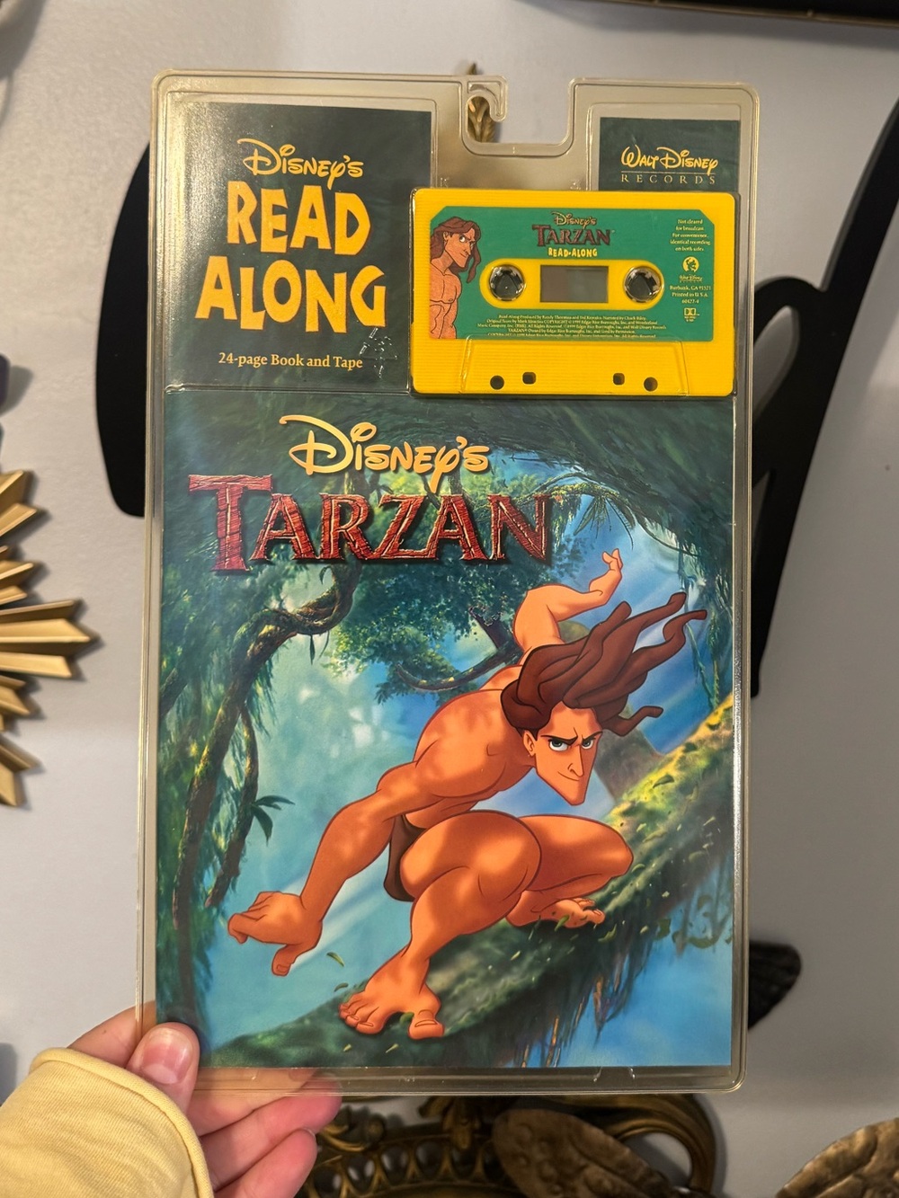 Disney Tarzan Read Along Vintage 24-page Book and Tape